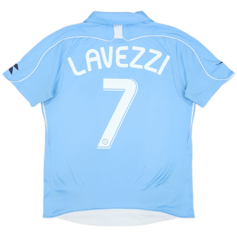 2010-11 Napoli Home Shirt Lavezzi #22 - 7/10 - (L)