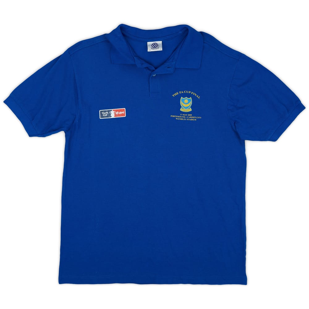 2007-08 Portsmouth FA Cup Final Starworld Polo Shirt - 8/10 - (XL.Boys)