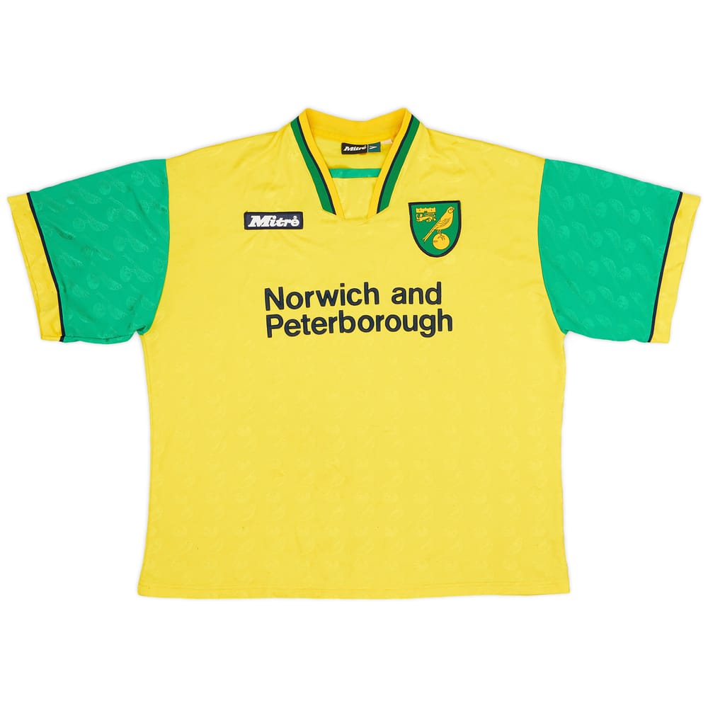 1996-97 Norwich Home Shirt - 8/10 - (XL)