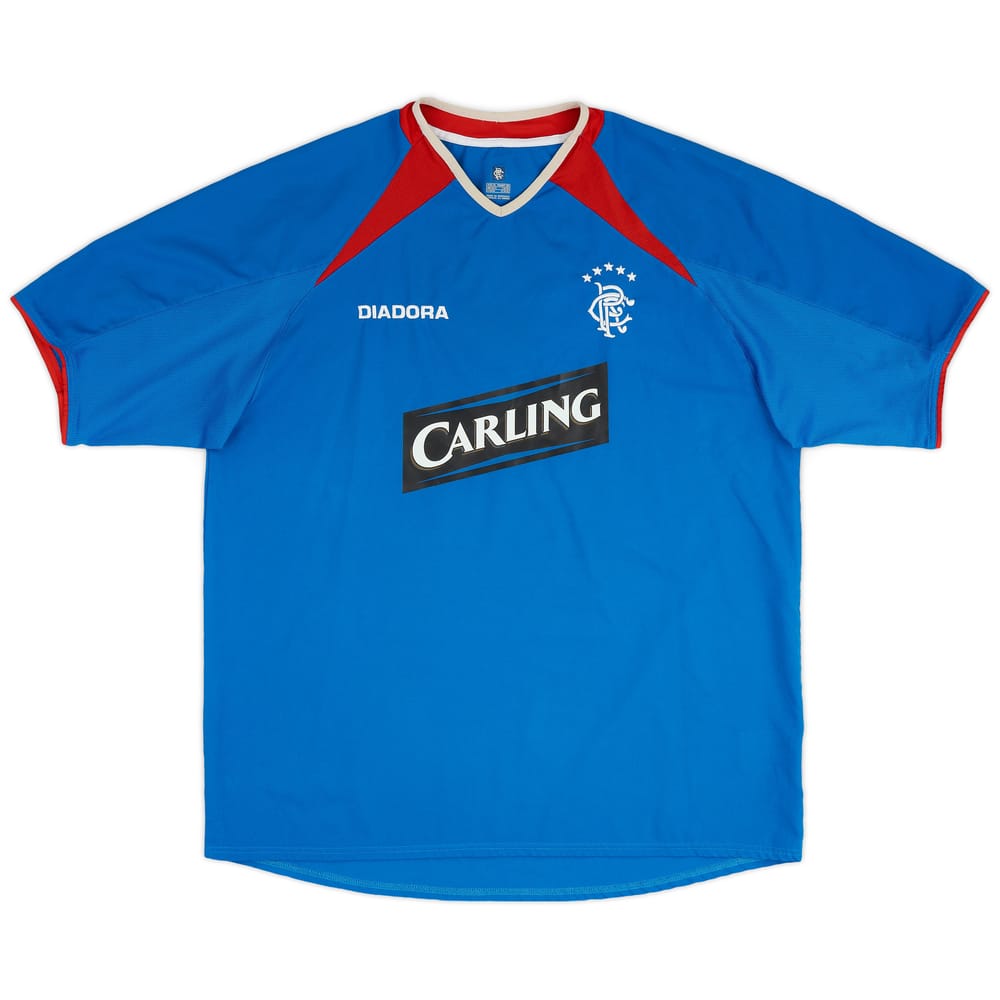 2003-05 Rangers Home Shirt - 8/10 - (XL)