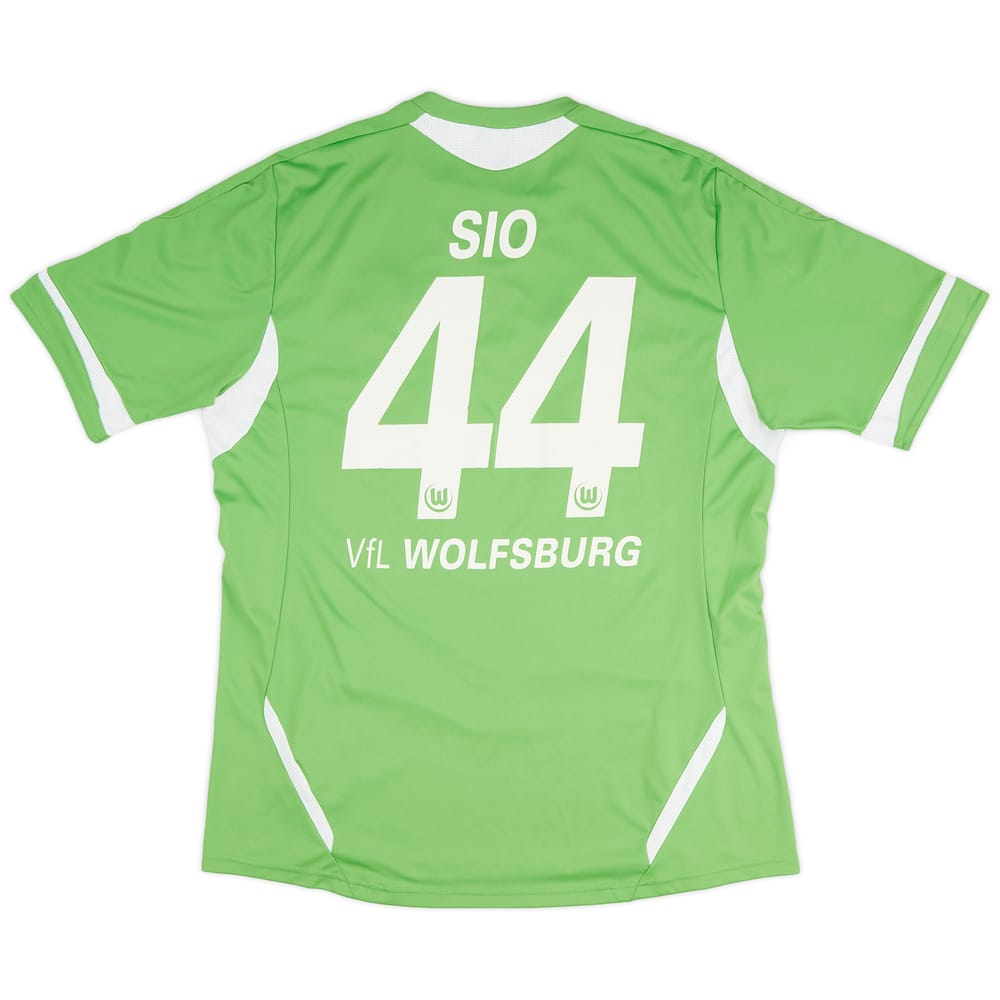 2011-12 Wolfsburg Home Shirt Sio #44 - 5/10 - (XL)