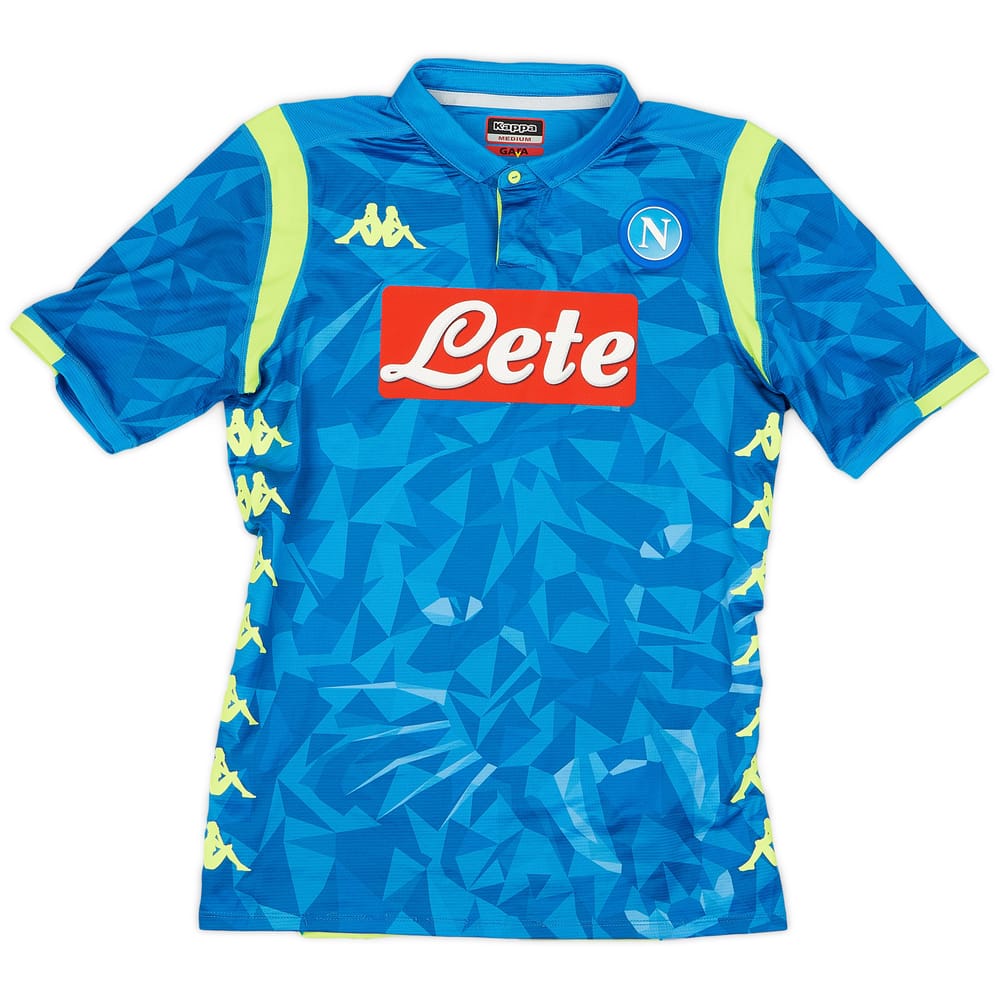 2018-19 Napoli European Home Shirt - 8/10 - (M)