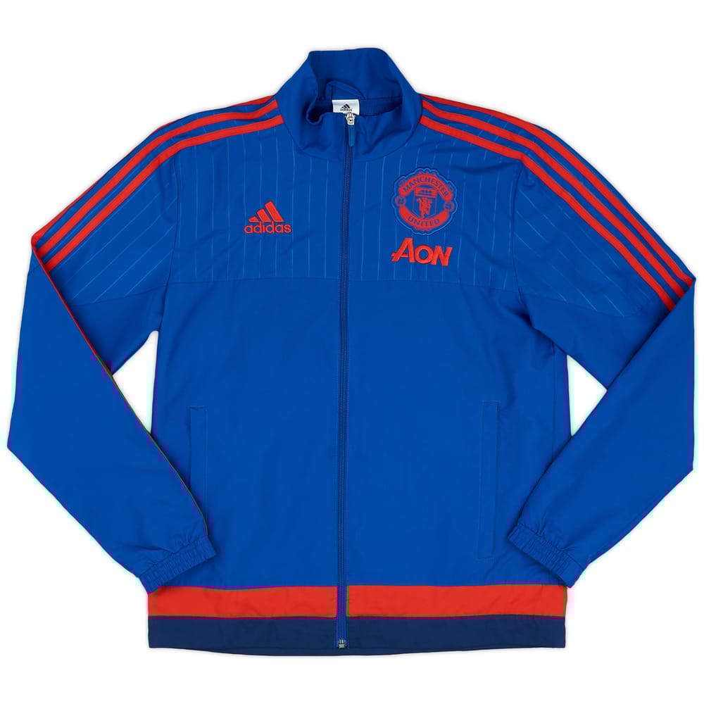 2015-16 Manchester United adidas Track Jacket - 9/10 - (S)