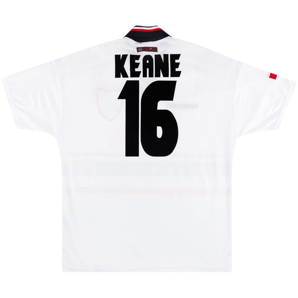 1997-99 Manchester United Away Shirt Keane #16