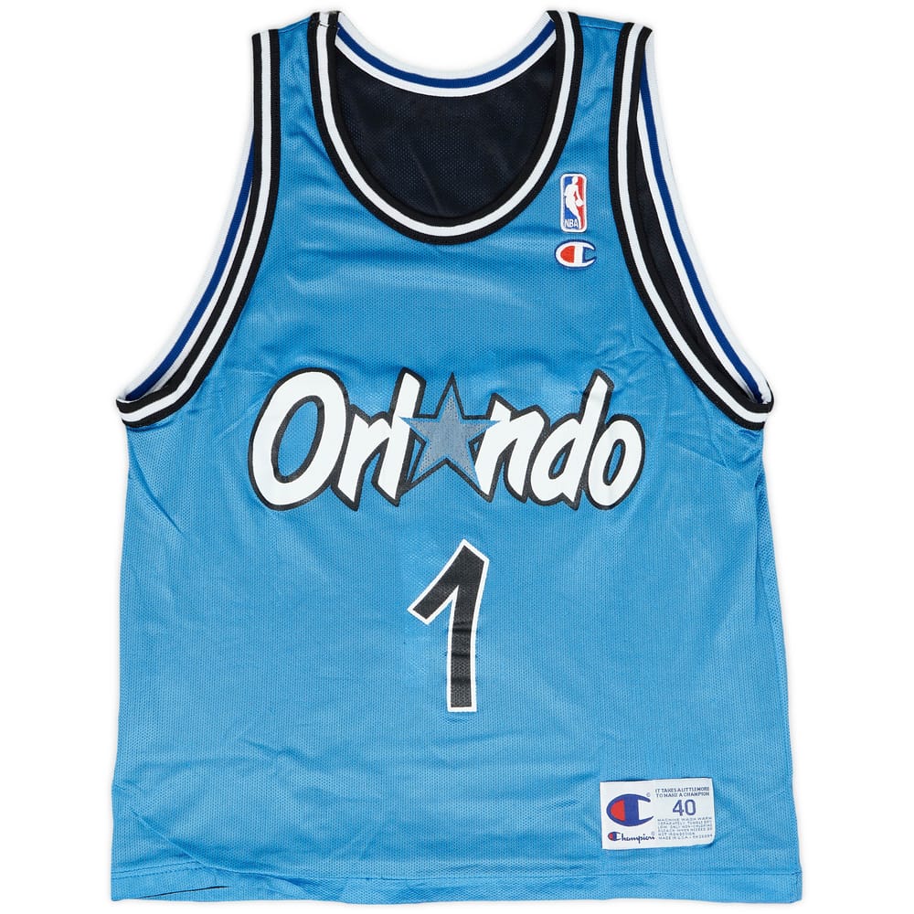 1995-98 Orlando Magic Hardaway #1 Champion Jersey (Reversible) M