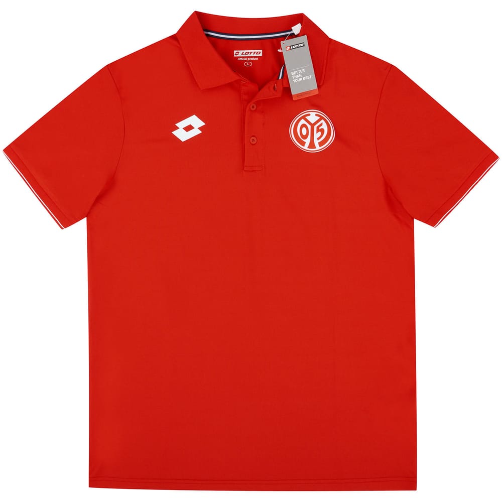 2018-19 FSV Mainz Lotto Polo T-Shirt - NEW