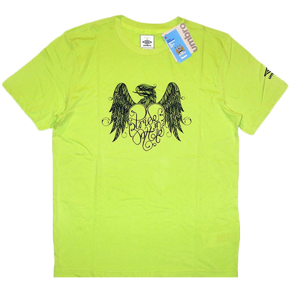 2012-13 Manchester City Umbro Green Graphic Tee (L)