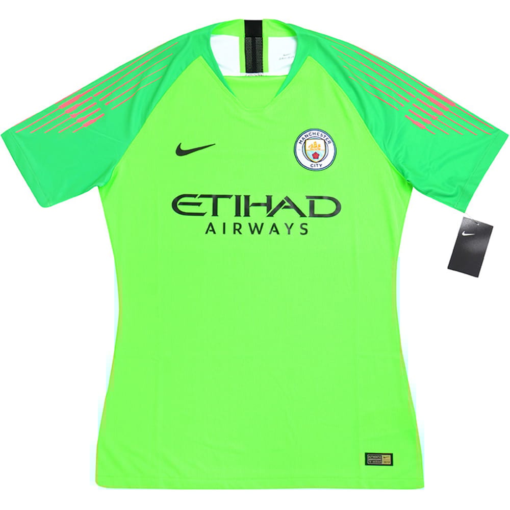 2018-19 Manchester City Player Issue GK Away S/S Shirt (XL)