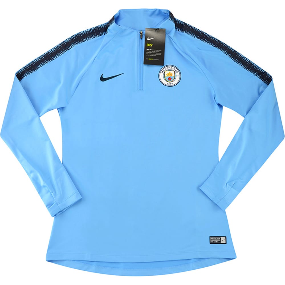 2018-19 Manchester City Women's Player Issue 1/2 Zip Training Top (S)
