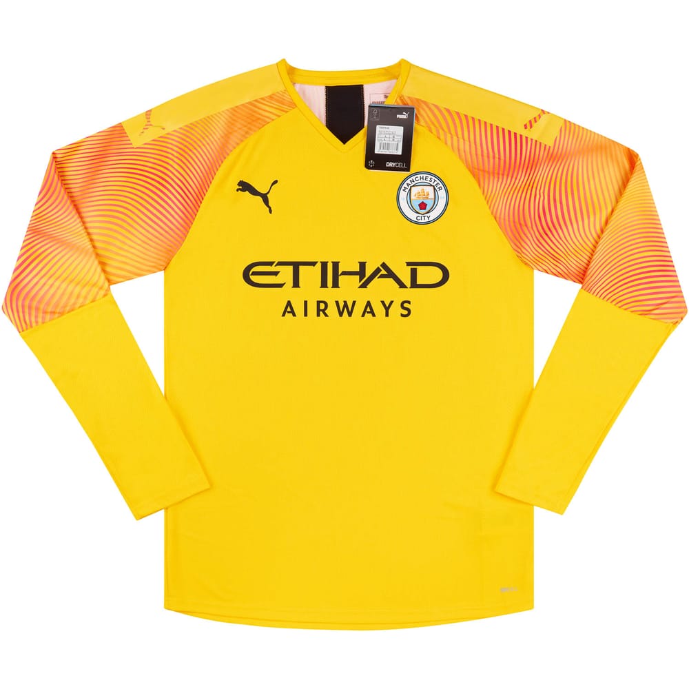 2019-20 Manchester City Player Issue GK Shirt