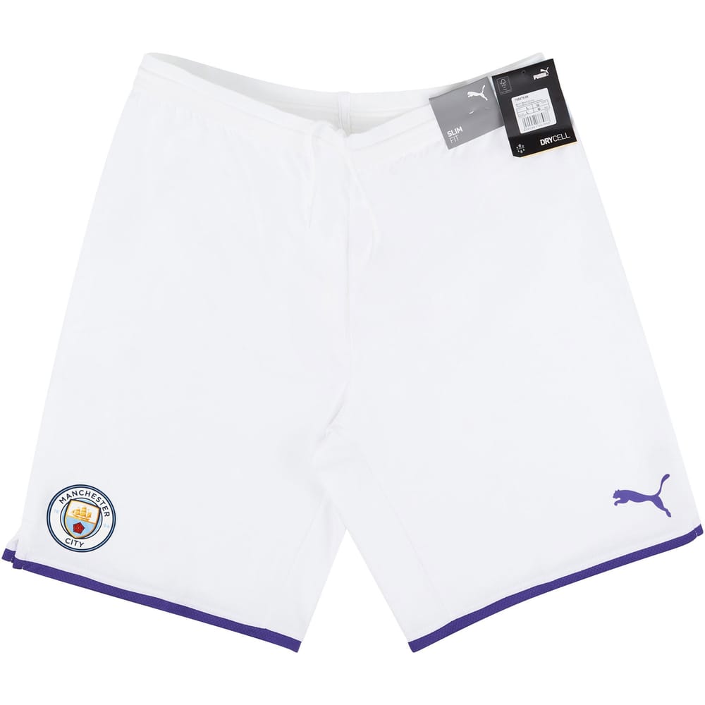 2019-20 Manchester City Player Issue Home Shorts