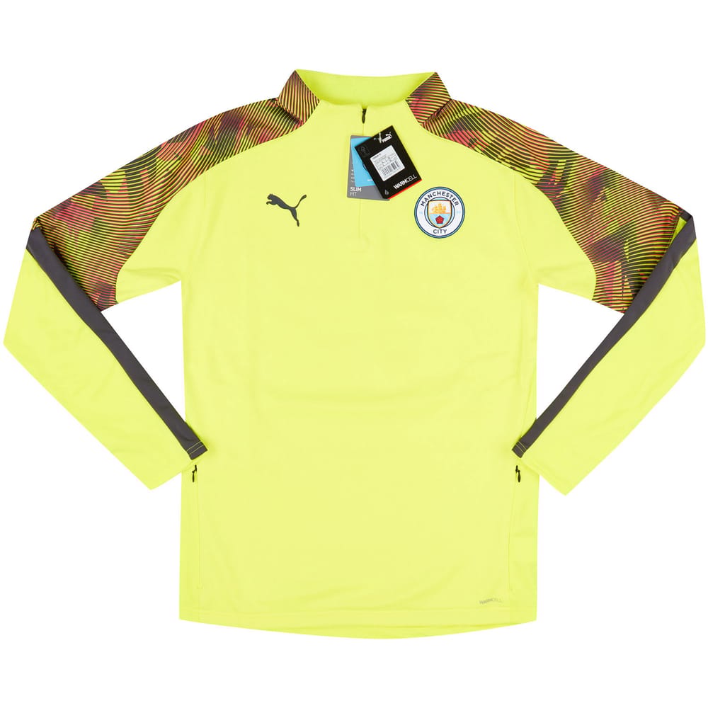 2019-20 Manchester City Puma 1/2 Zip Training Fleece Top (S)