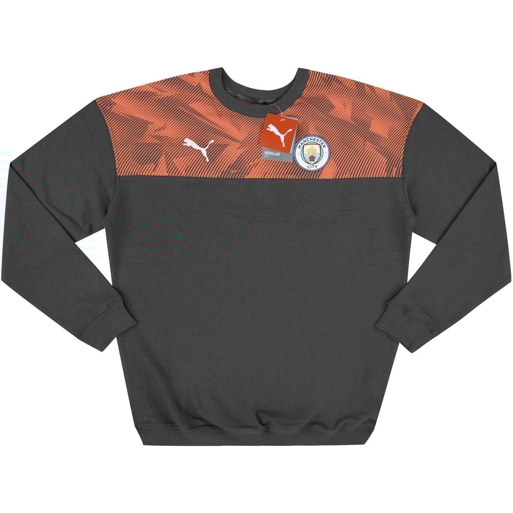 2019-20 Manchester City Puma Casuals Crew Sweat Top