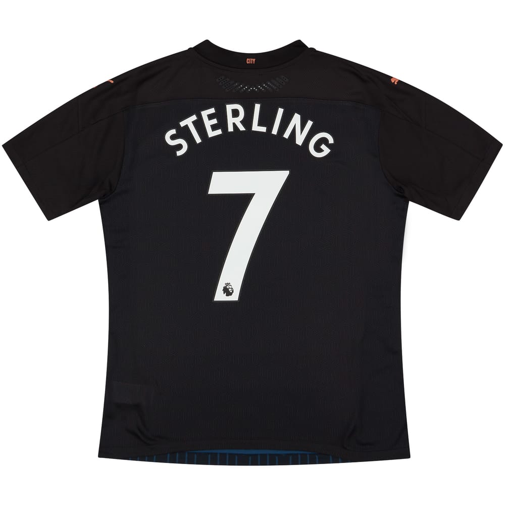 2020-21 Manchester City Player Issue Away Shirt Sterling #7