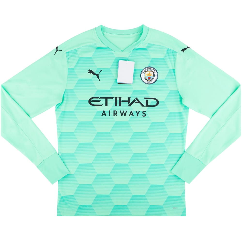 2020-21 Manchester City Player Issue GK Away Shirt