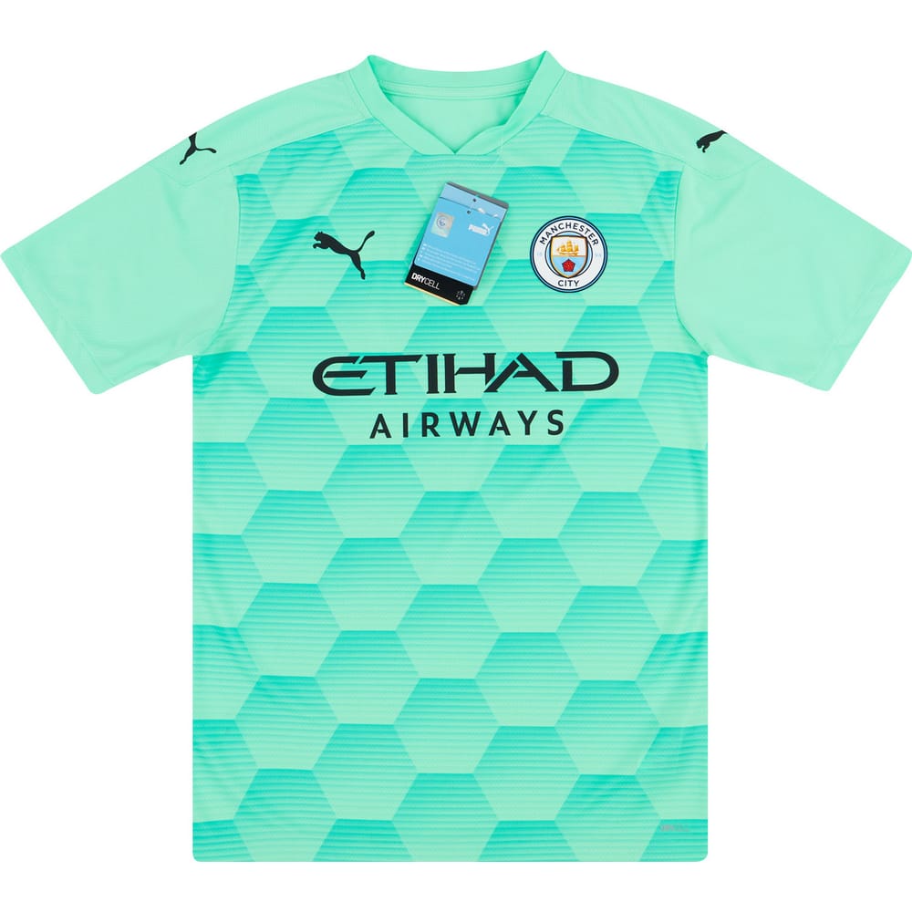 2020-21 Manchester City Player Issue GK Away S/S Shirt