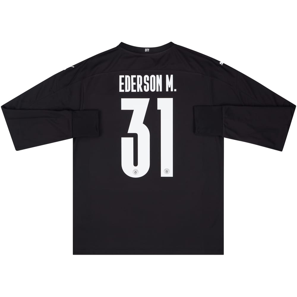 2020-21 Manchester City Player Issue GK Home Shirt Ederson M. #31
