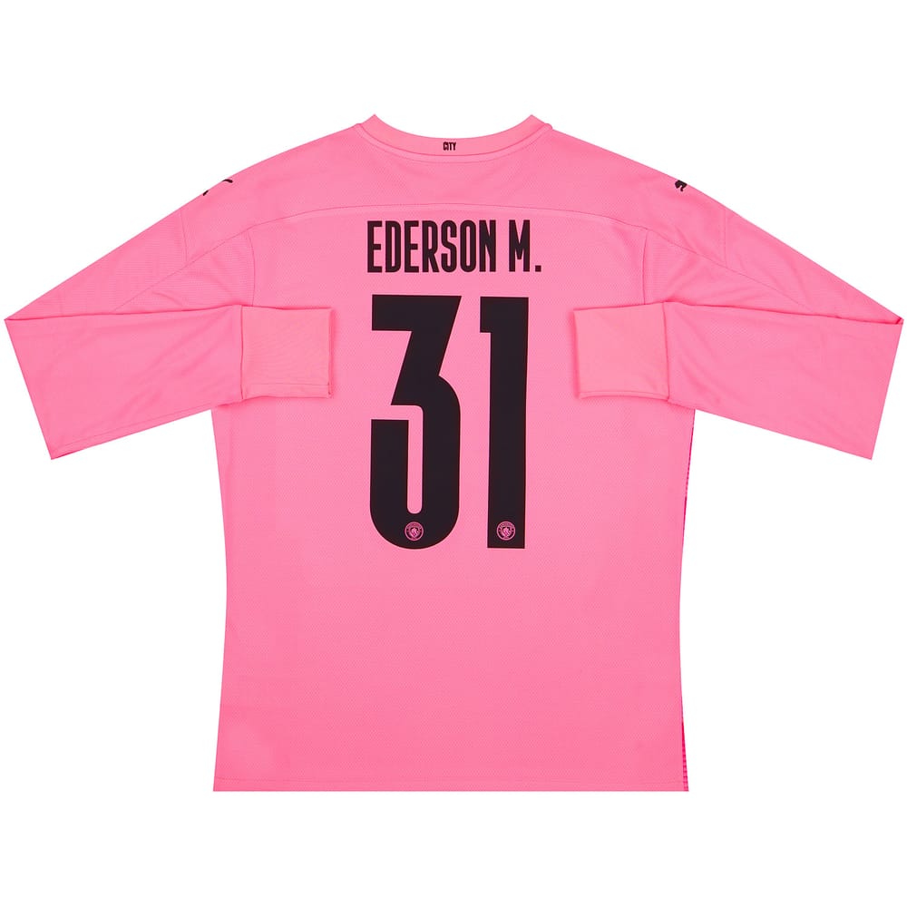 2020-21 Manchester City Player Issue GK Third Shirt Ederson M. #31