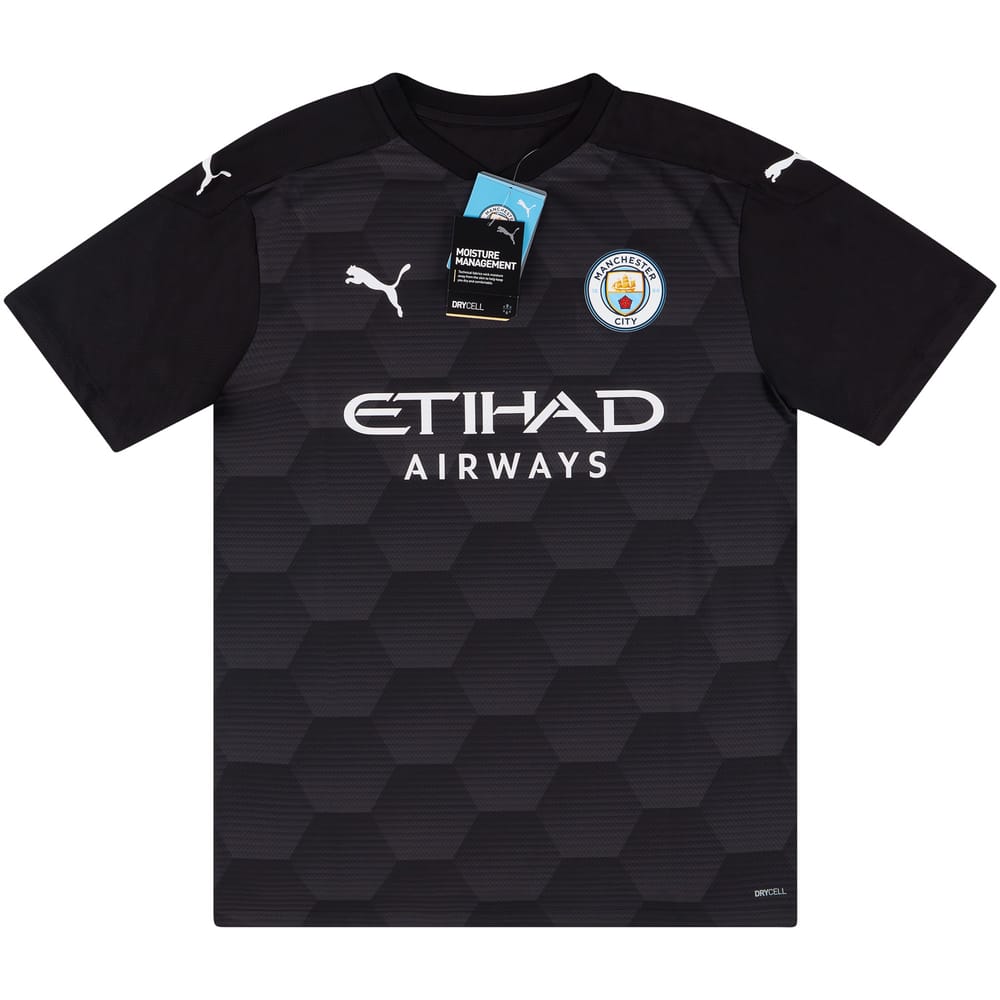 2020-21 Manchester City Player Issue GK Home S/S Shirt