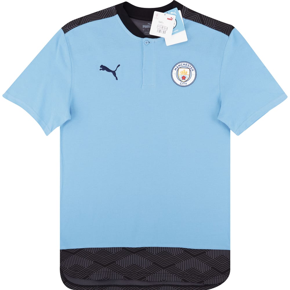 2020-21 Manchester City Puma Casuals Polo T-Shirt