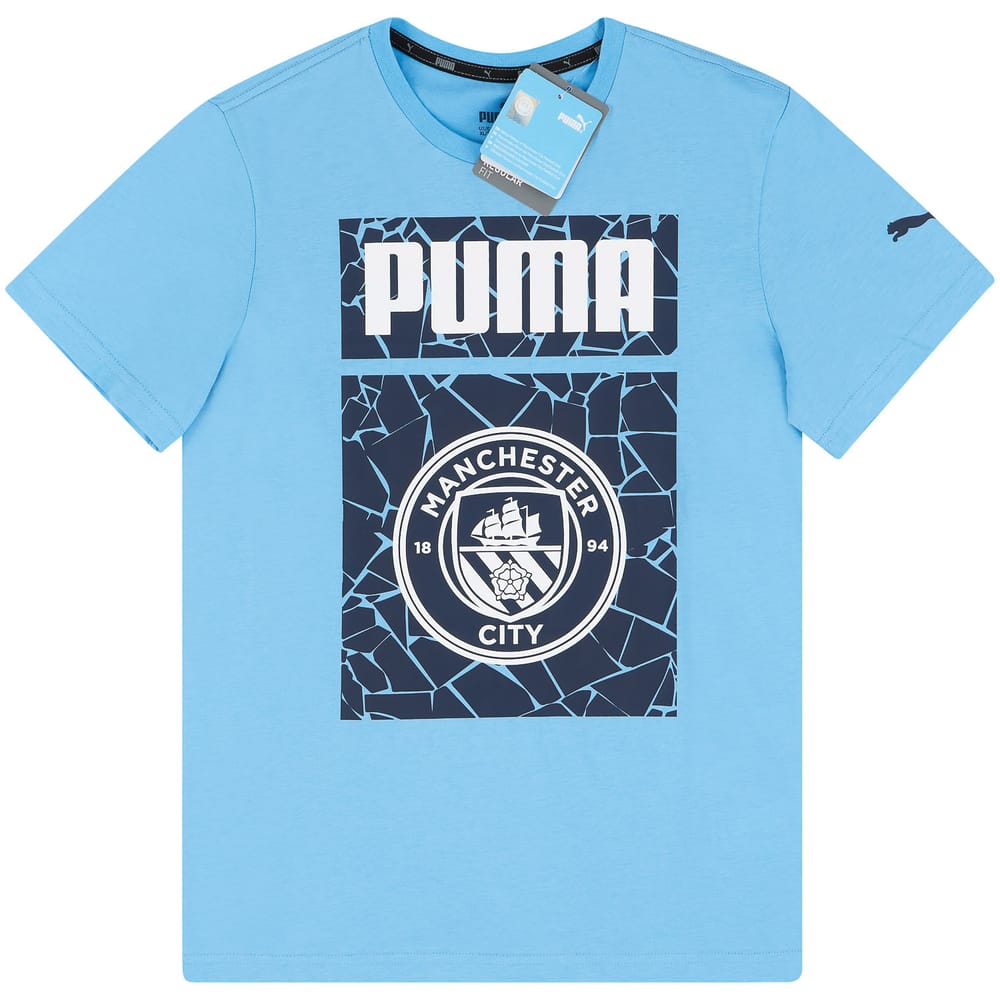 2020-21 Manchester City Puma Graphic Tee (KIDS)