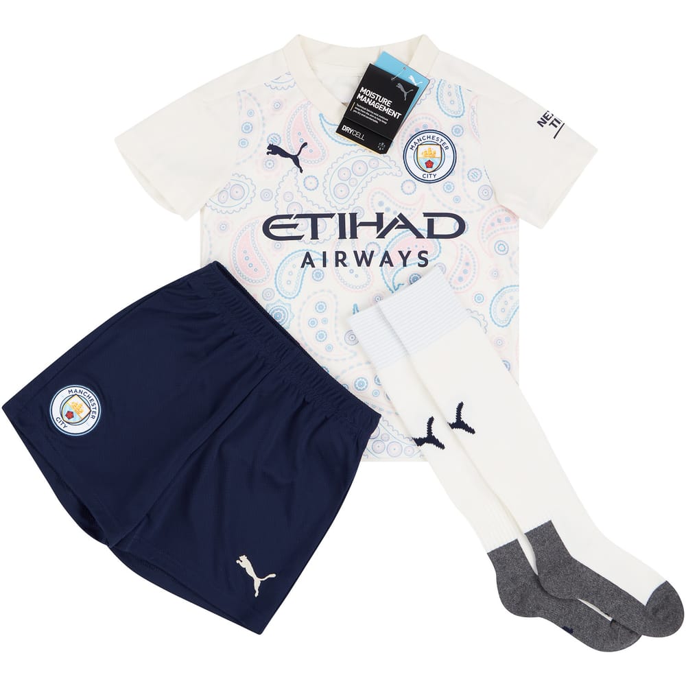2020-21 Manchester City Third Full Kit - NEW - (Little Kids)