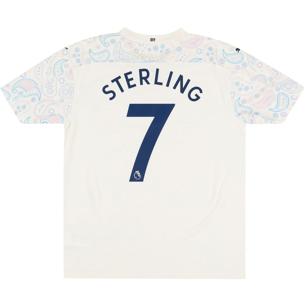 2020-21 Manchester City Player Issue Third Shirt Sterling #7 - NEW