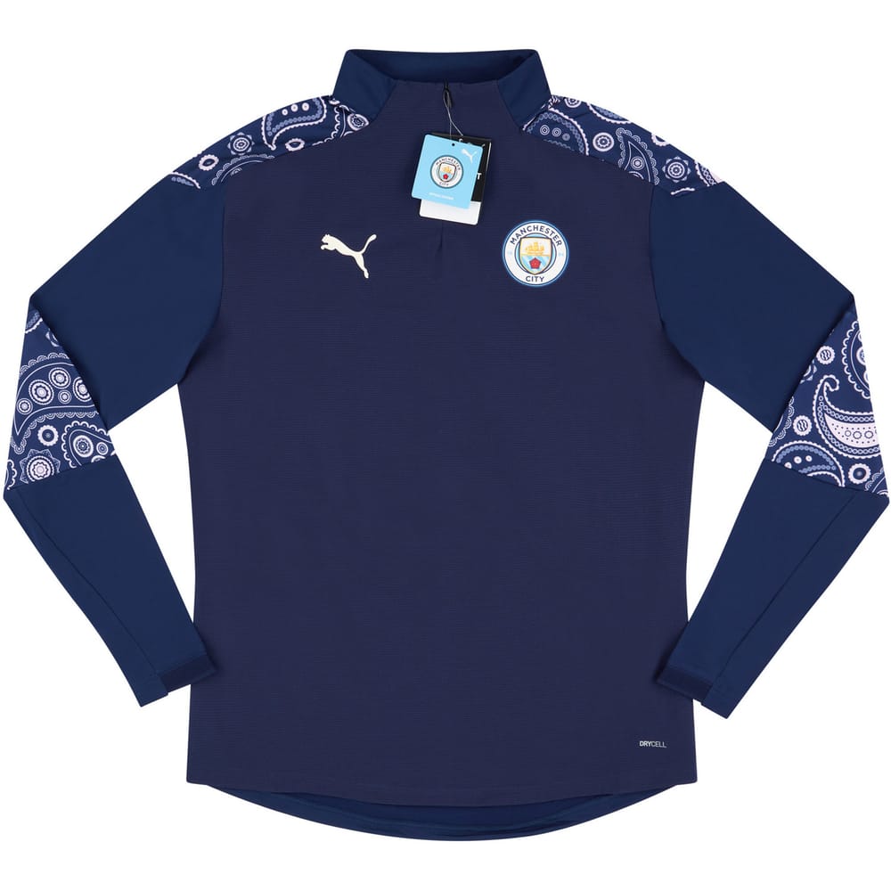 2020-21 Manchester City Puma 1/4 Zip Stadium Training Top