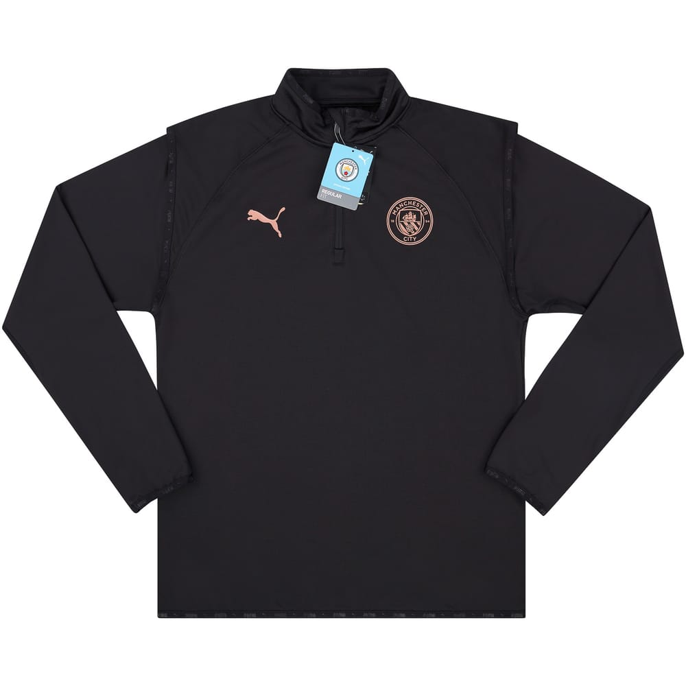 2020-21 Manchester City Puma 1/4 Zip Warm-Up Training Top