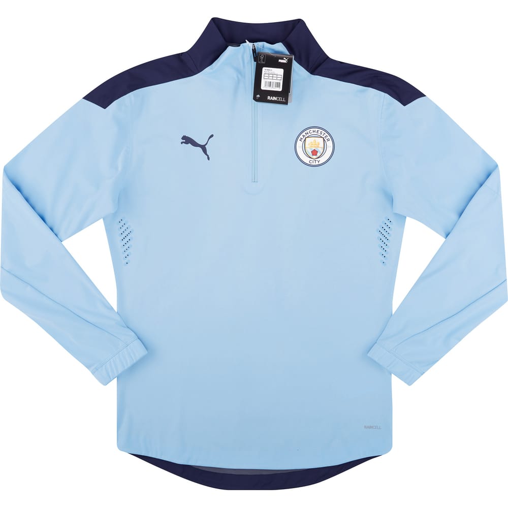 2020-21 Manchester City Puma 1/4 Zip Training Rain Top
