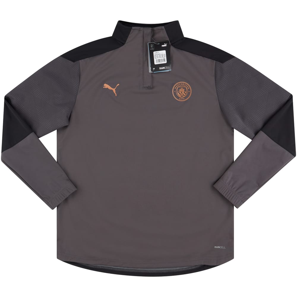 2020-21 Manchester City Women's Puma 1/4 Zip Training Rain Top