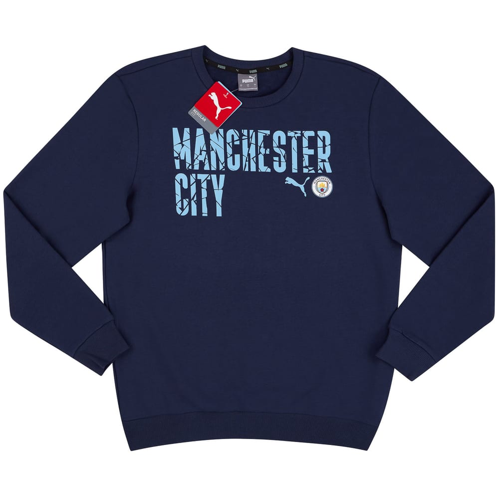 2020-21 Manchester City Puma Core Fan Sweat Top