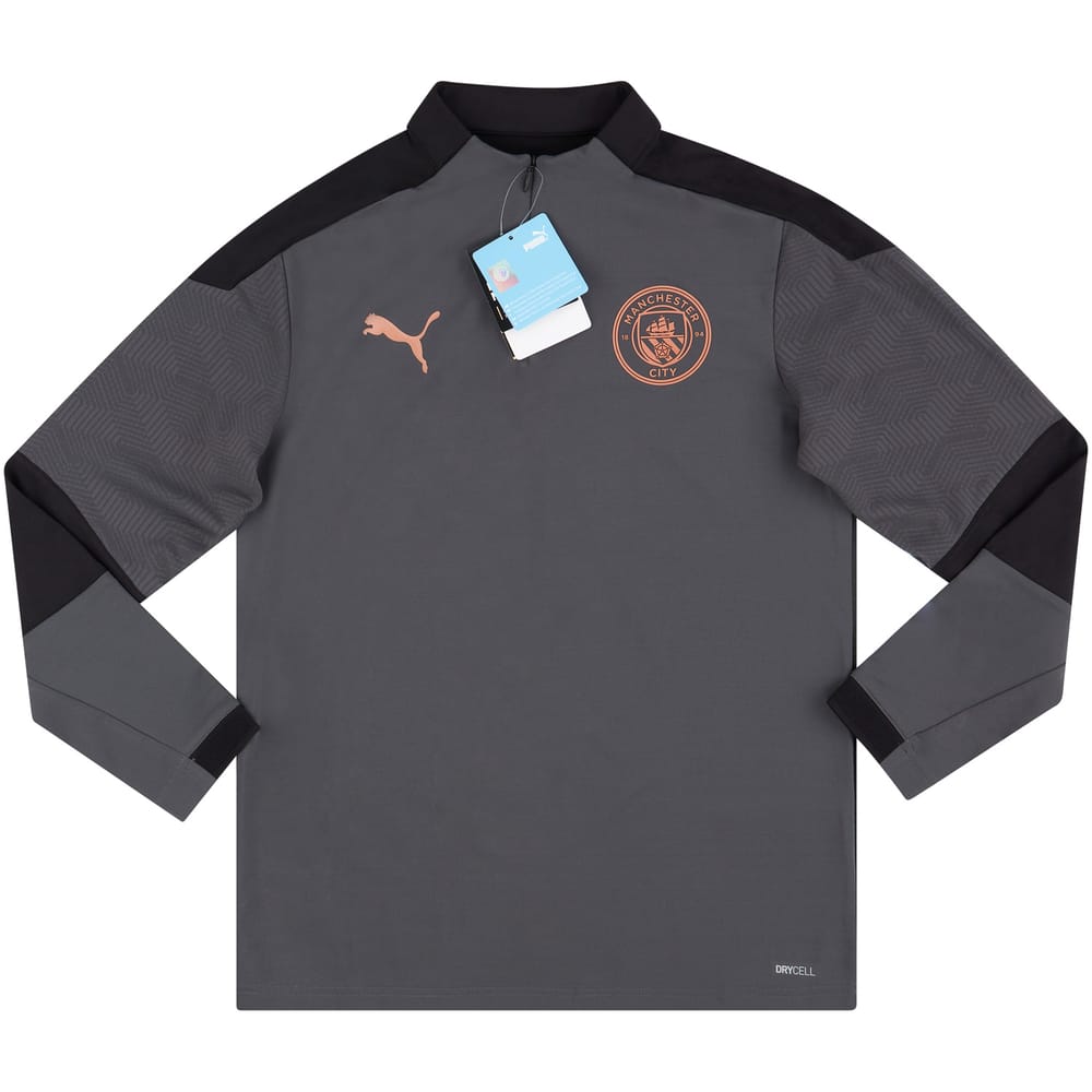 2020-21 Manchester City Puma 1/4 Zip Training Top - NEW - (KIDS)