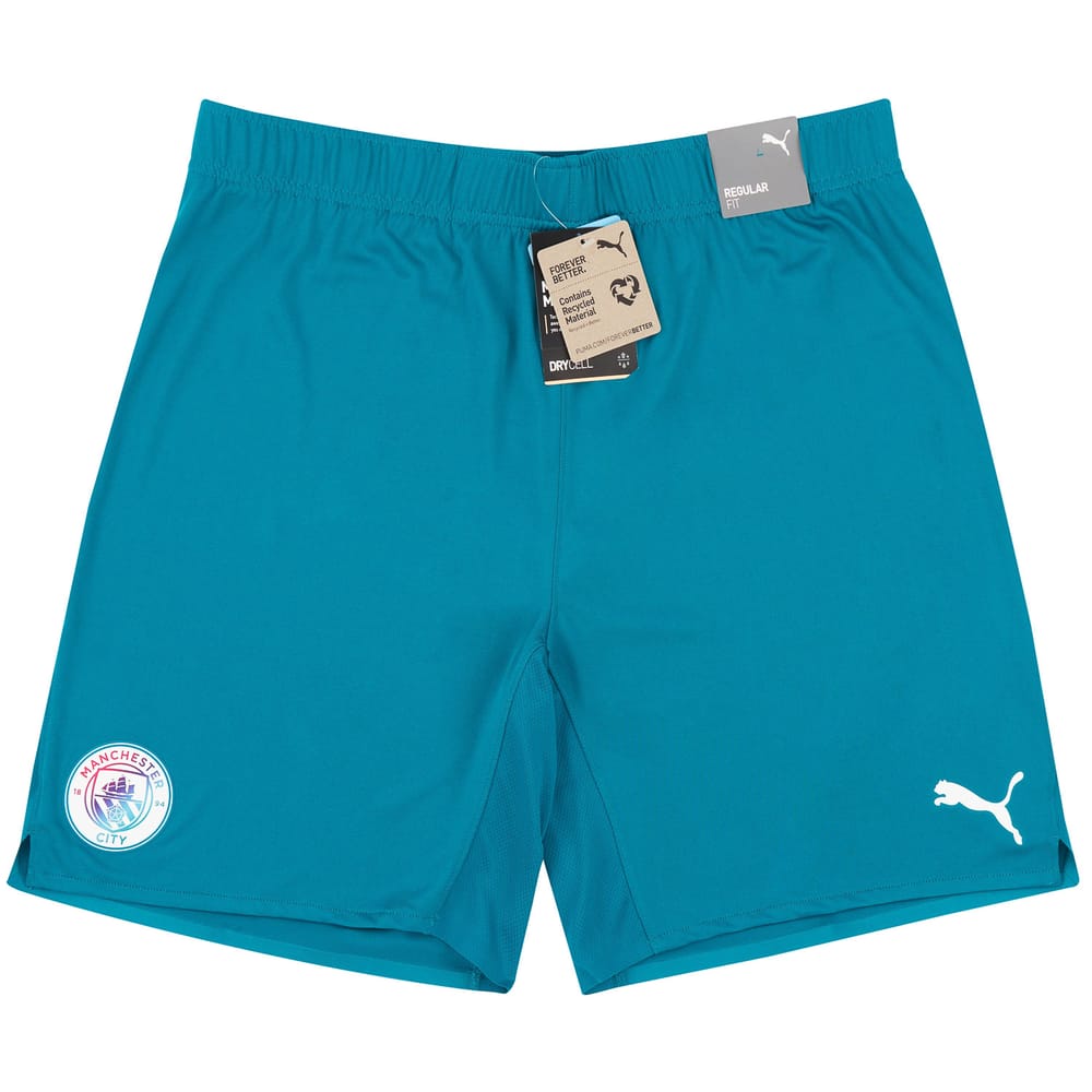 2021-22 Manchester City Player Issue Alternate Away Shorts