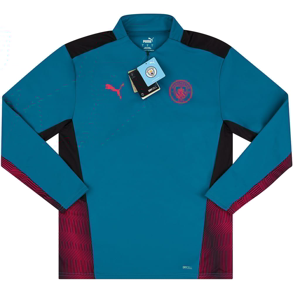 2021-22 Manchester City Puma 1/4 Zip Training Top