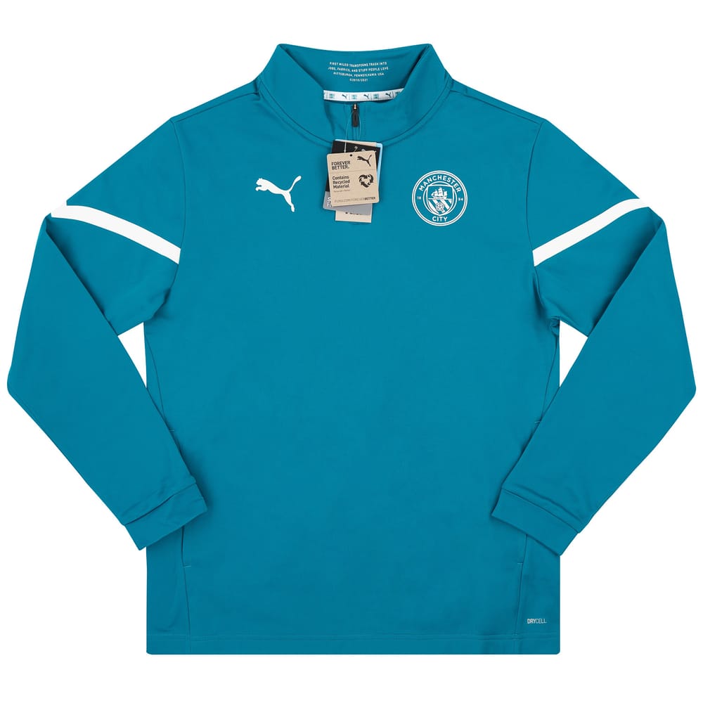 2021-22 Manchester City Puma Pre-Match 1/4 Zip Training Top