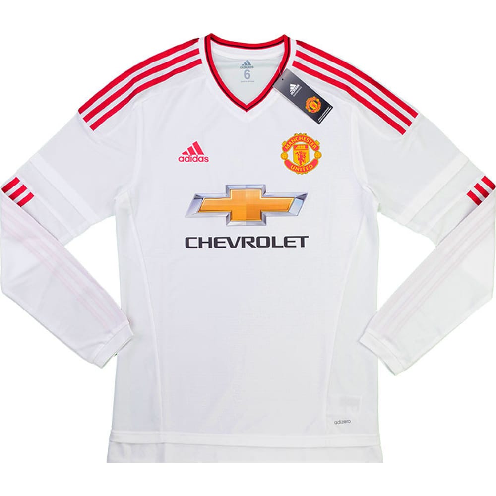 2015-16 Manchester United Adizero Player Issue Away L/S Shirt - NEW