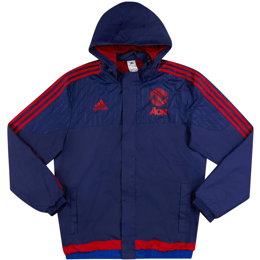 2015-16 Manchester United adidas All-Weather Jacket *As New*