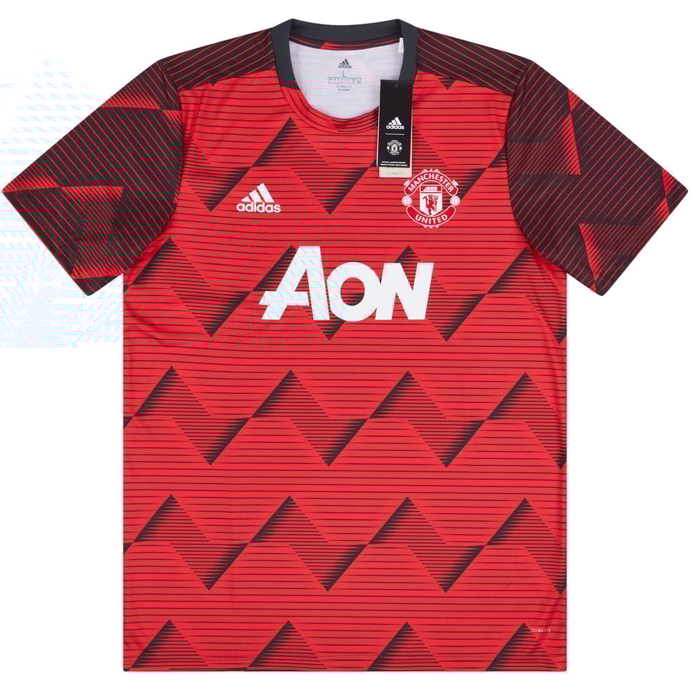 2019-20 Manchester United adidas Pre-Match Training Shirt - NEW