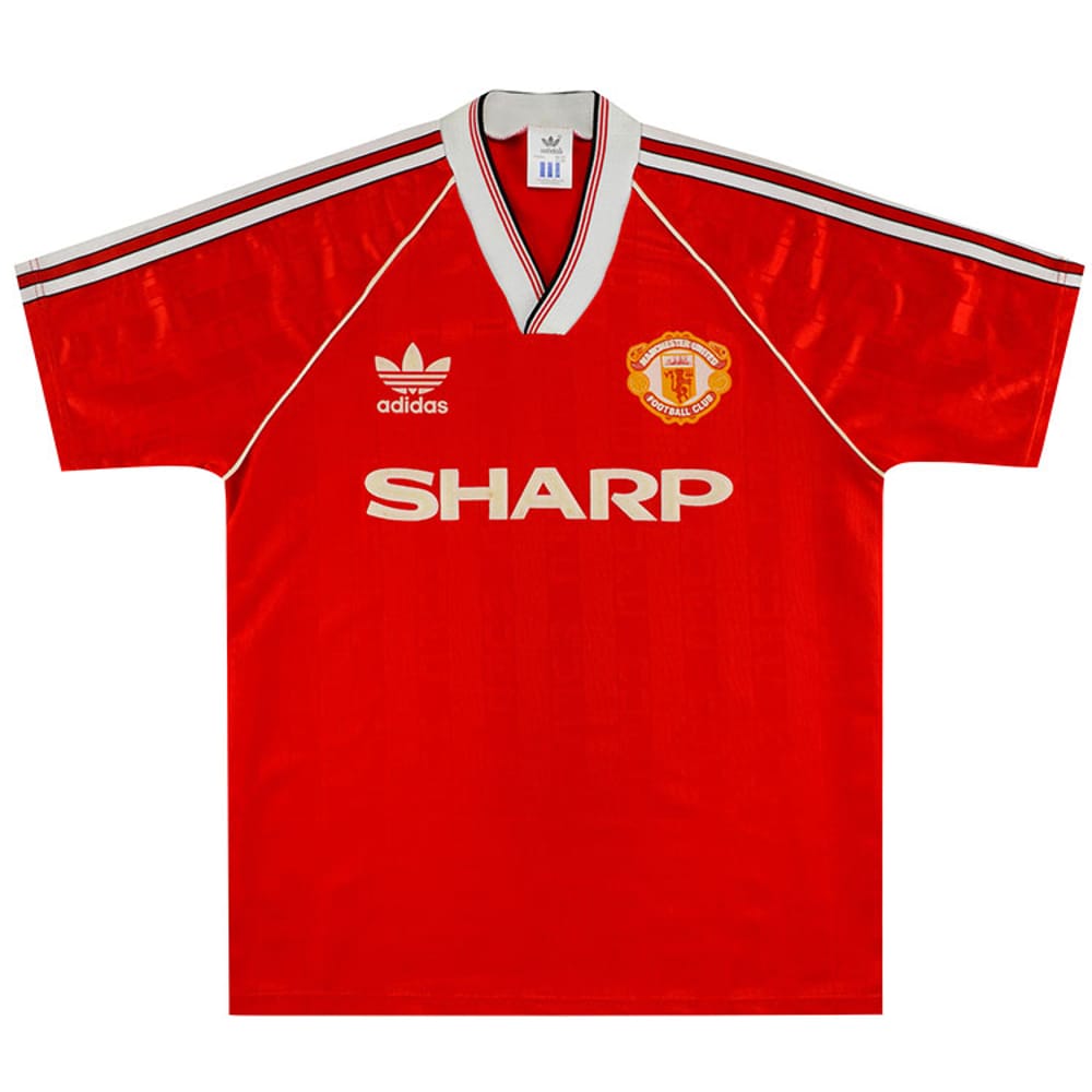 1988-90 Manchester United Home Shirt - 6/10 - (S)