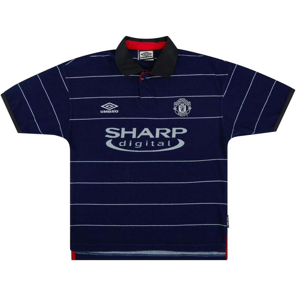 1999-00 Manchester United Away Shirt - 8/10 - (Y)