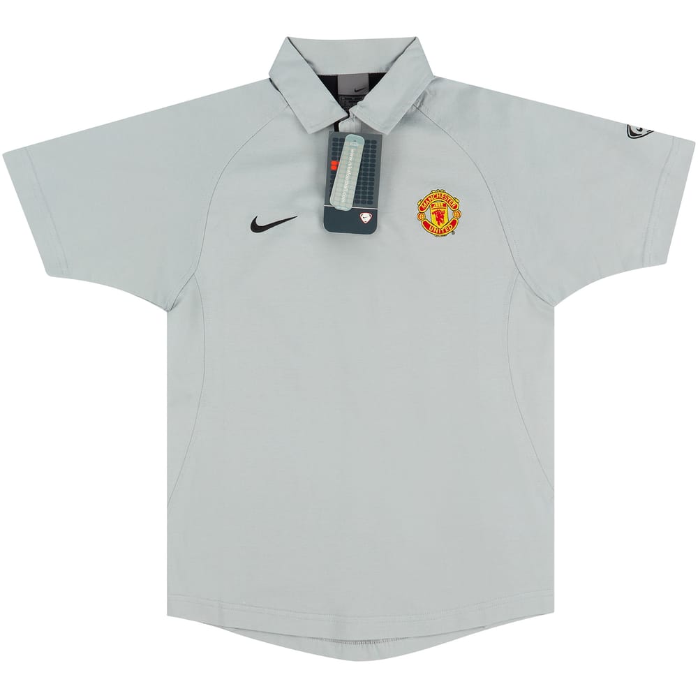 2002-03 Manchester United Nike Polo Shirt (M.Kids)