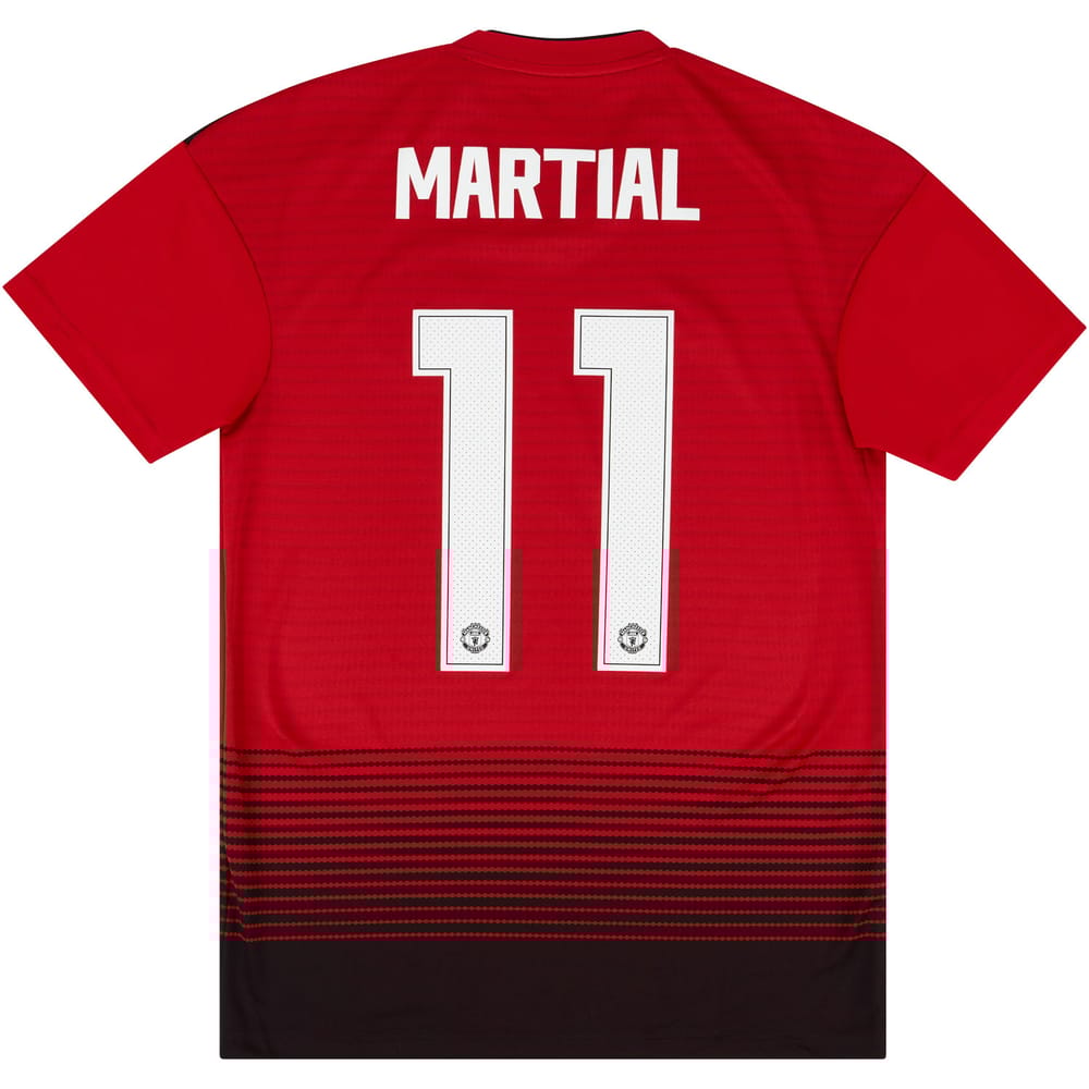2018-19 Manchester United Home Shirt Martial #11 S