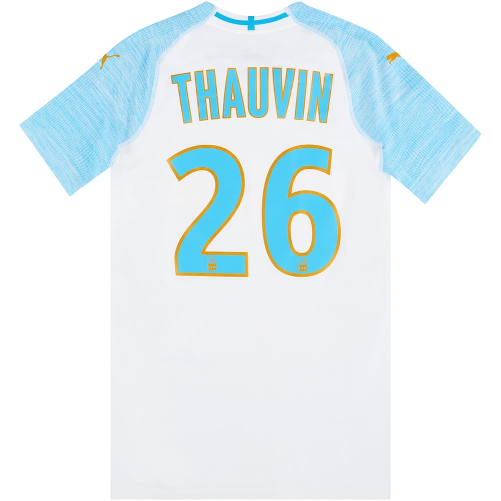 2018-19 Olympique Marseille EvoKnit Player Issue Home Shirt Thauvin #26 - NEW
