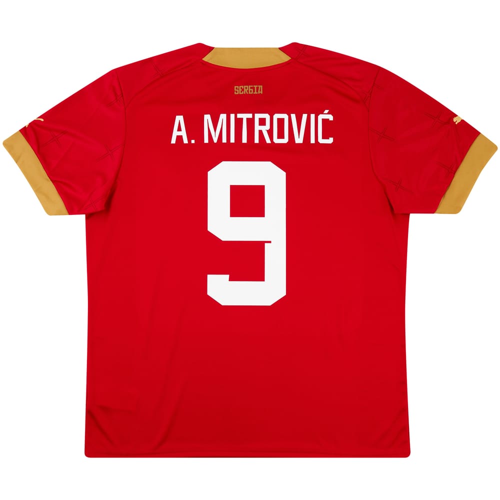 2022-23 Serbia Home Shirt Mitrovic #9 (M)