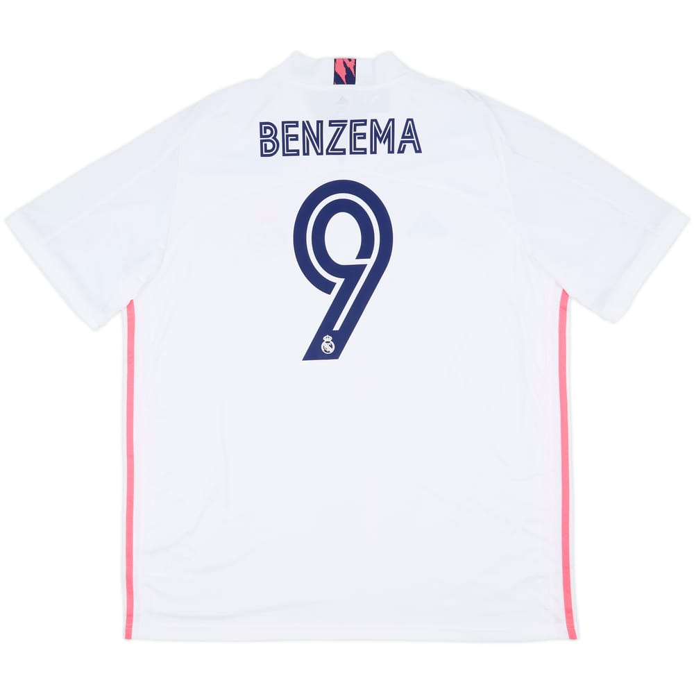 2020-21 Real Madrid Home Shirt Benzema #9 (XXL)
