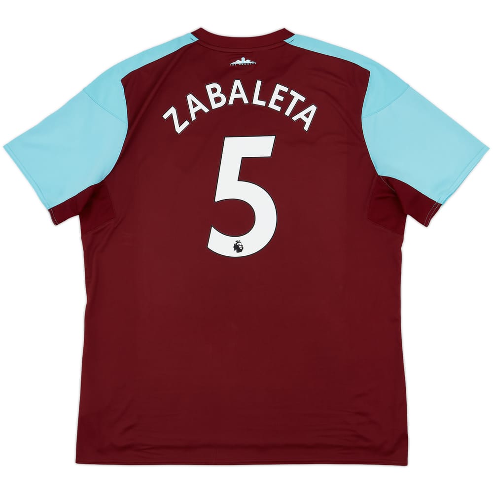 2017-18 West Ham Home Shirt Zabaleta #5 - 7/10 - (3XL)