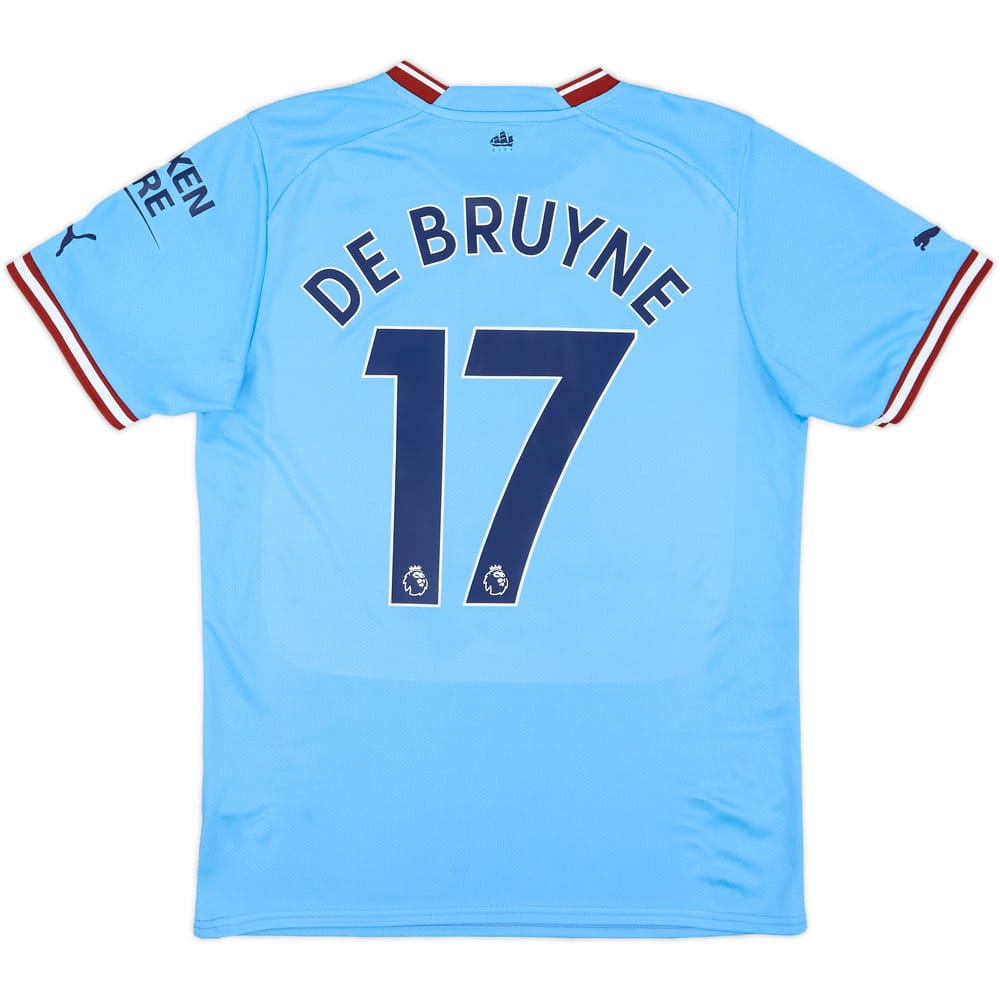 2022-23 Manchester City Home Shirt De Bruyne #17 (M)
