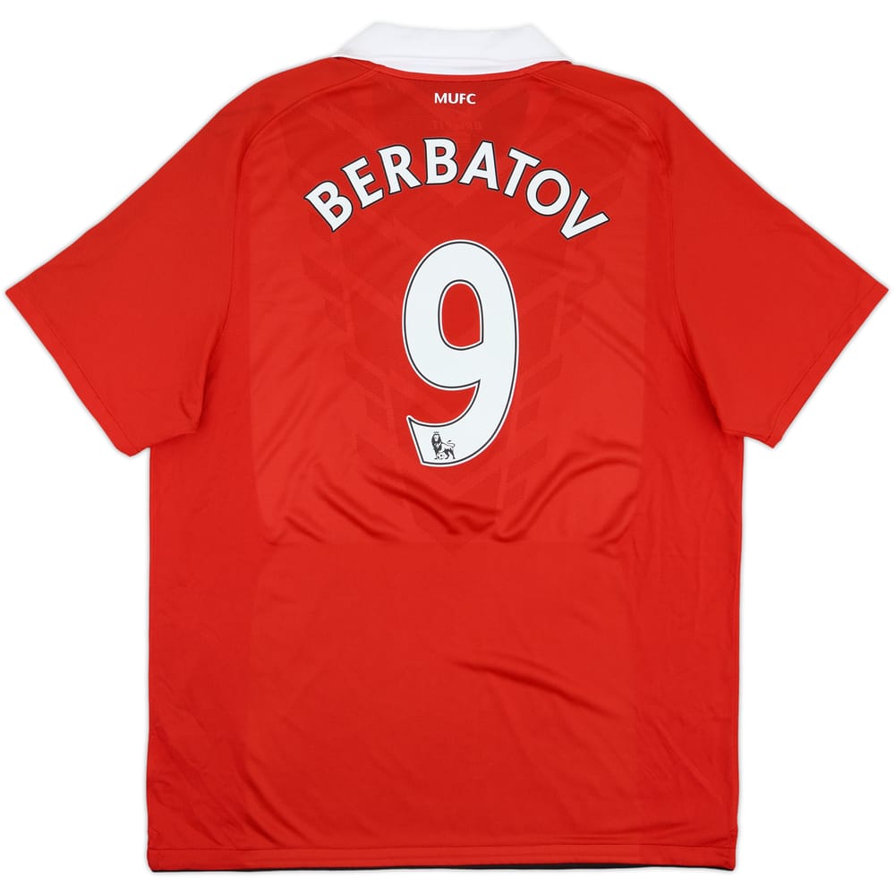 2010-11 Manchester United Home Shirt Berbatov #9 (XL)