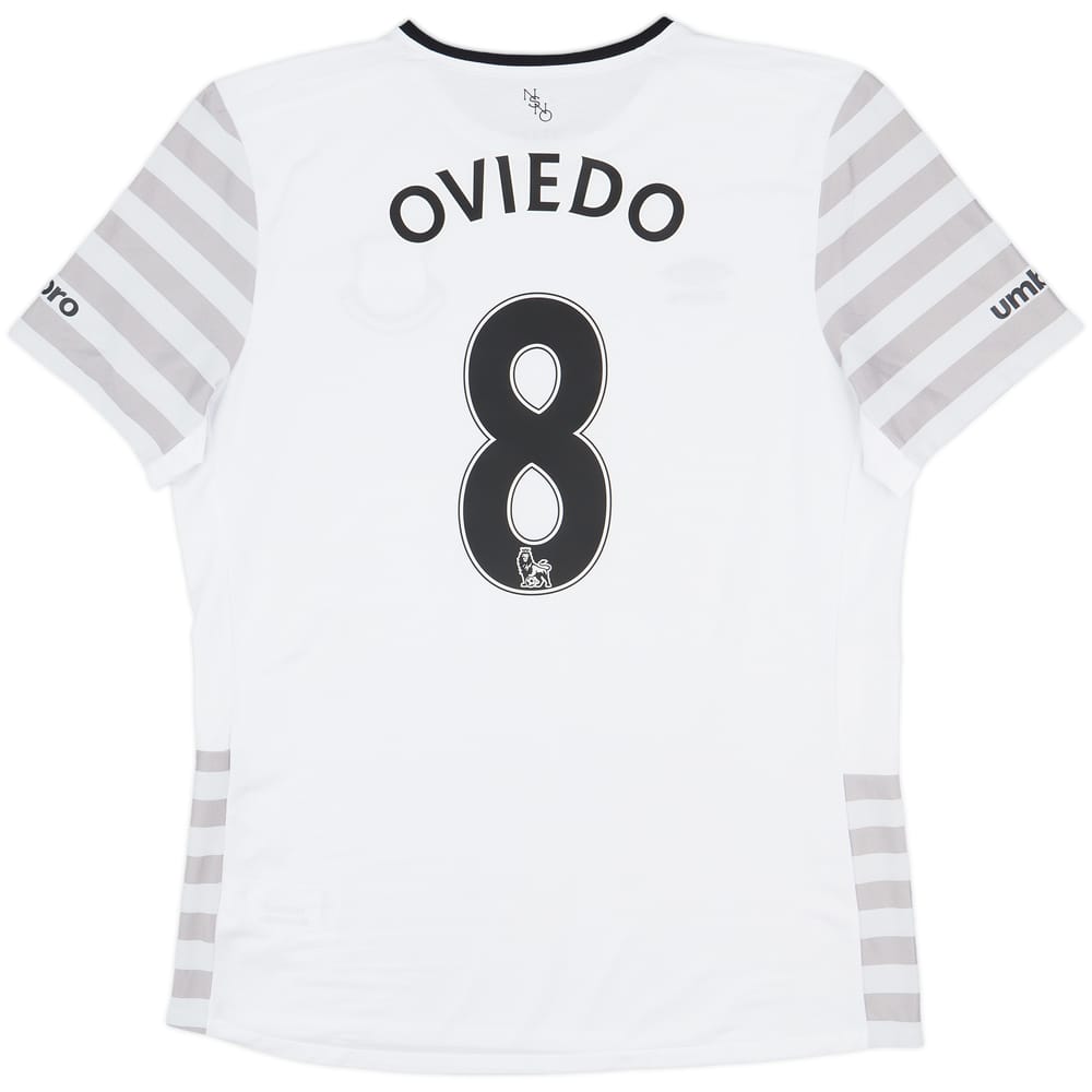 2015-16 Everton Away Shirt Oviedo #8 - 9/10 - (XL)